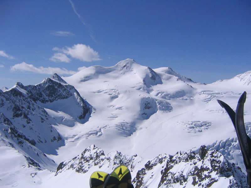 Blick vom Brunnenkogel auf die Wildspitze