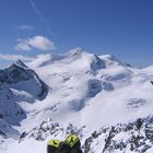 Blick vom Brunnenkogel auf die Wildspitze