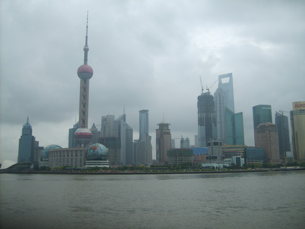 Blick vom Bund nach Pudong (Shanghai)