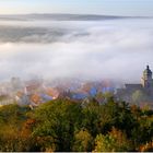 Blick vom Burgberg auf Homberg im Rotkäppchenland und GrimmHeimat Nordhessen