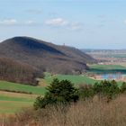 Blick vom Burghof der Wachsenburg zur Mühlburg