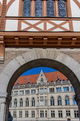 Blick vom Burgplatz auf das Rathaus - Braunschweig