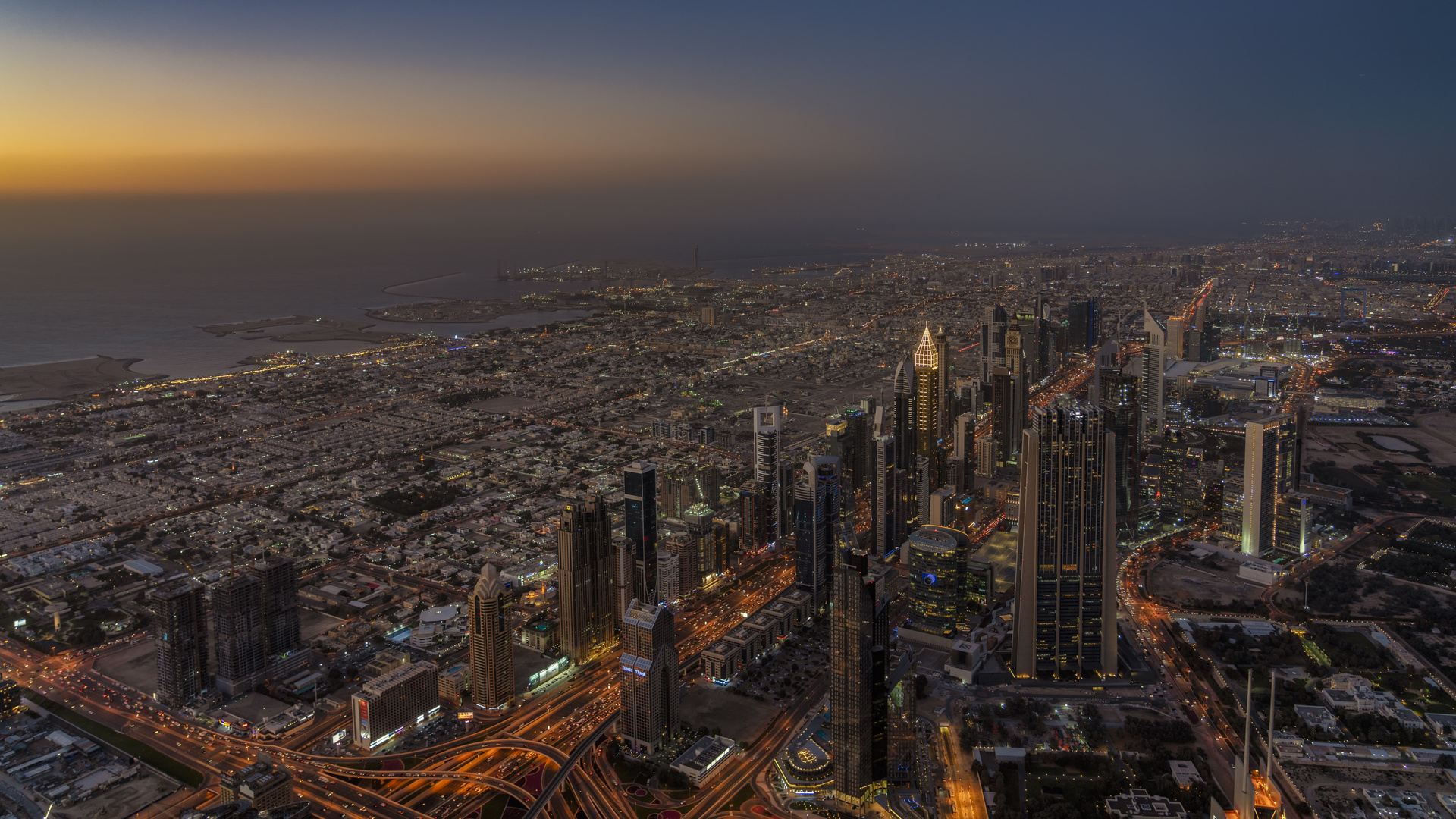 Blick vom Burj Khalifa