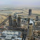 Blick vom Burj Khalifa auf die City