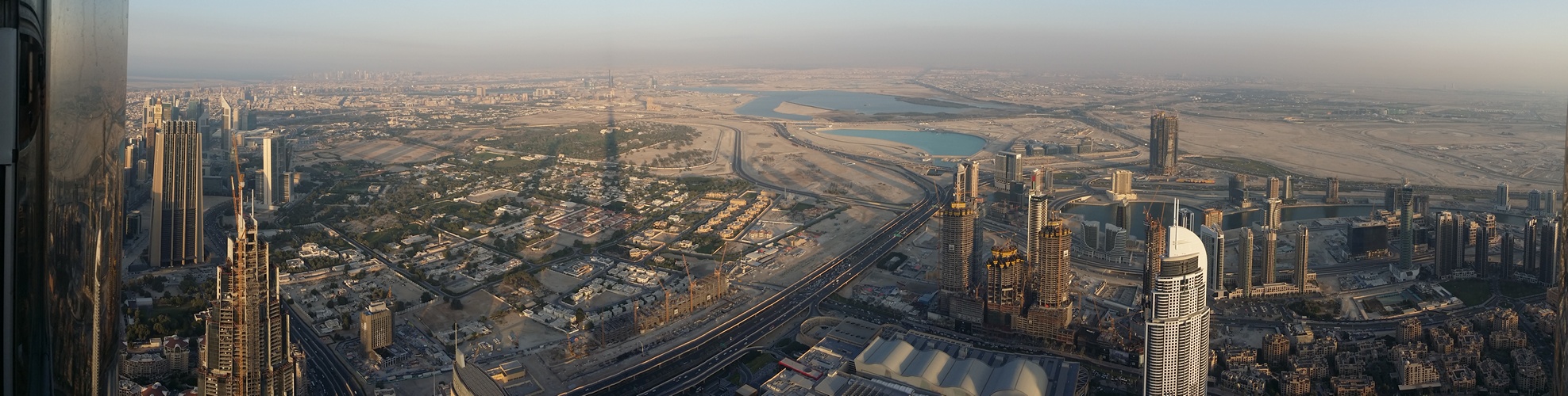 Blick vom Burj Khalifa (Panorama)