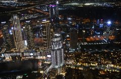 Blick vom Burj Khalifa über Dubai