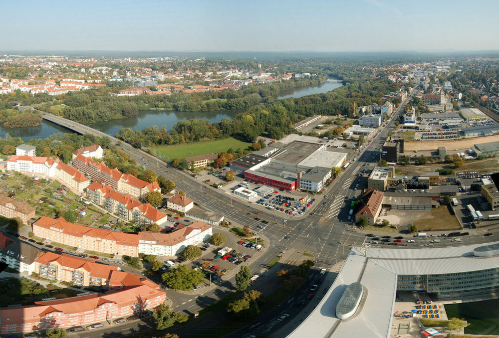 Blick vom Business Tower nach Osten