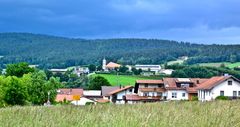 Blick vom Café Drexler in Arrach…