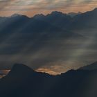 Blick vom Calanda Richtung Liechtenstein