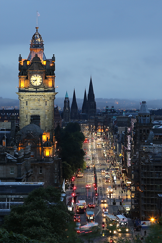 Blick vom Calton Hill ...