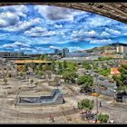 Blick vom Camp Nou über Barcelona