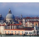 Blick vom Campagnile St Giorgio auf Maria de la Salute