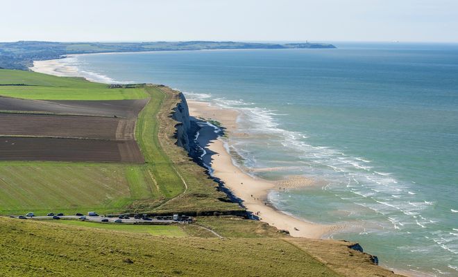 Blick vom Cap Blanc Nez...