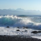 Blick vom Cap Corse zum Cintomassiv