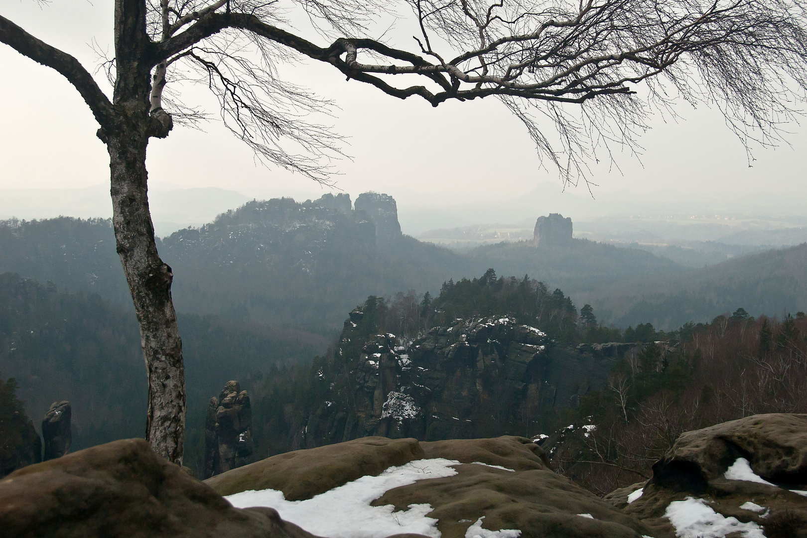 Blick vom Carolafelsen