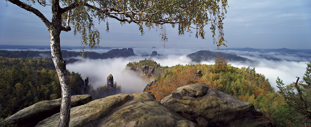 Blick vom Carolafelsen