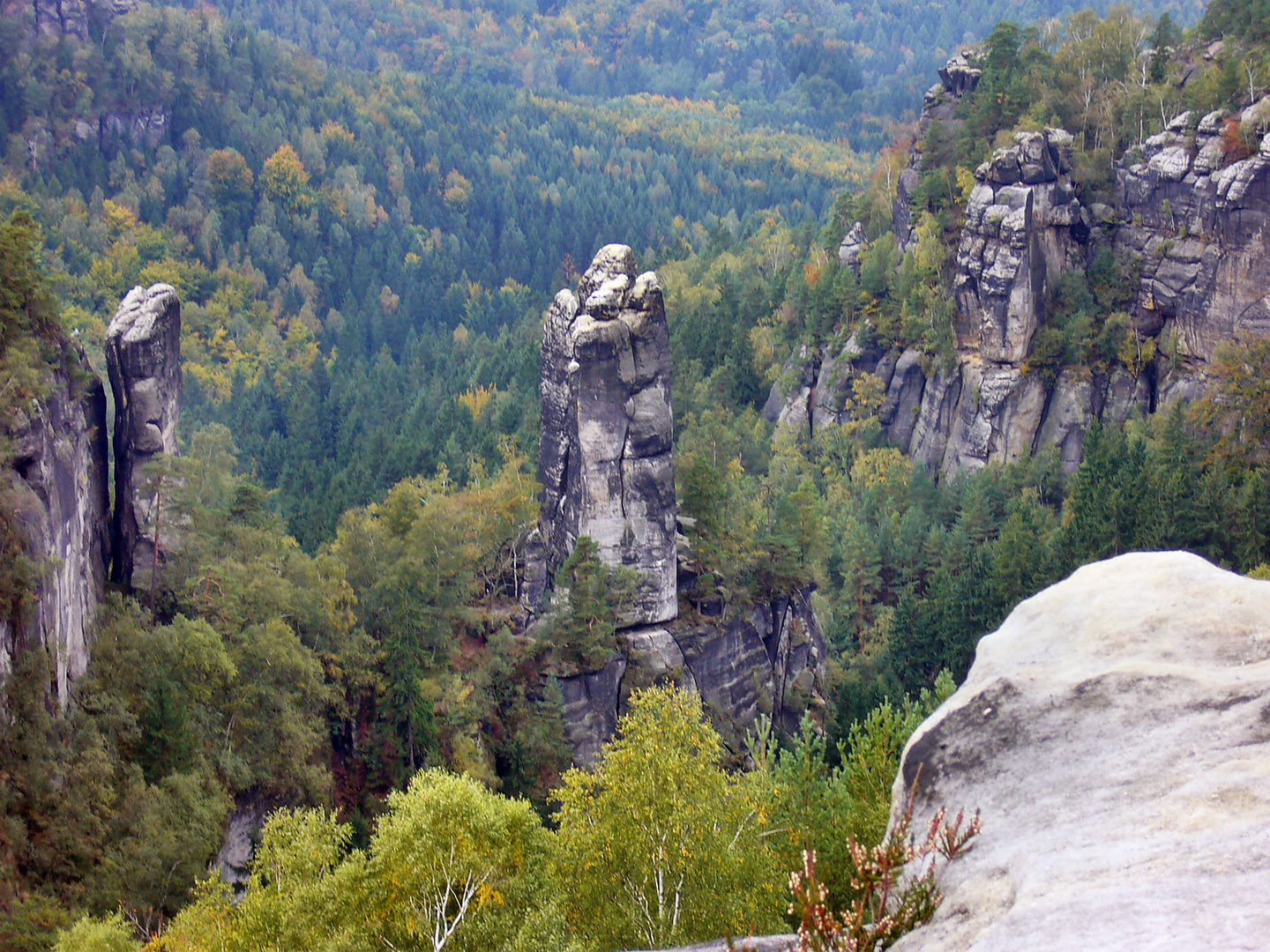 Blick vom Carolafelsen