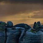 Blick vom Carolafelsen Elbsandsteingebirge