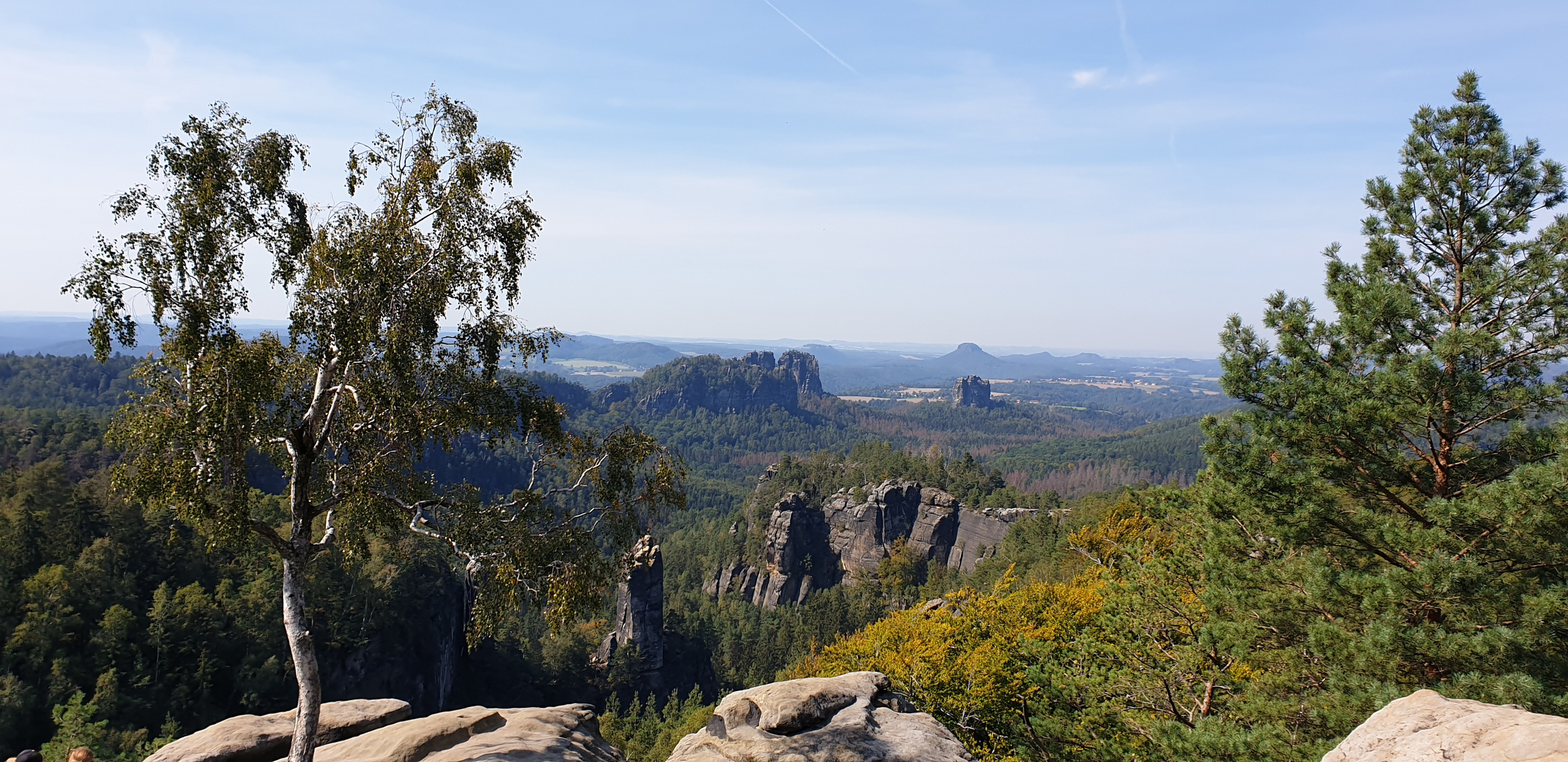 Blick vom Carolafelsen  