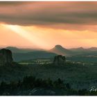 Blick vom Carolafelsen - Nationalpark Sächsische Schweiz