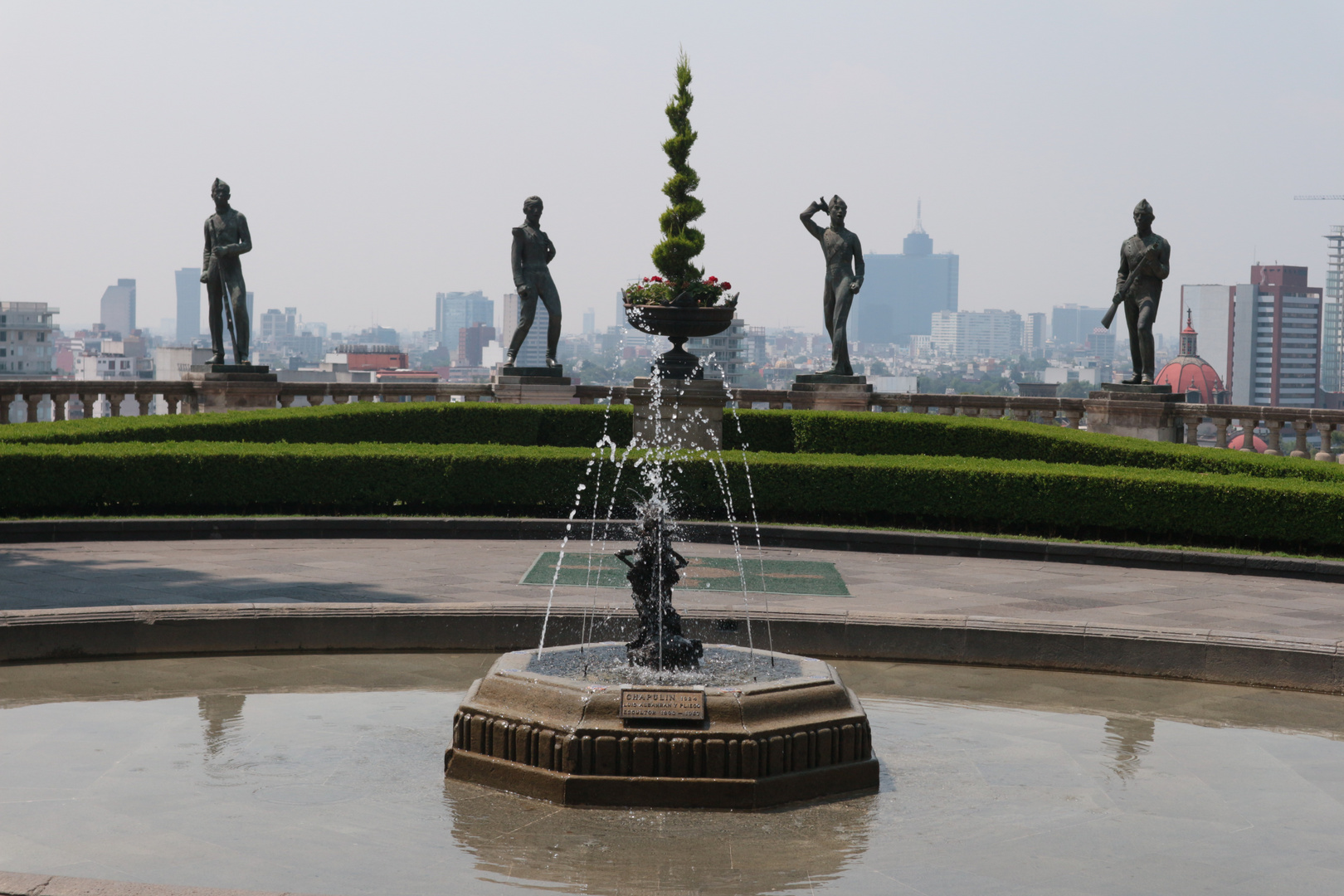 "Blick vom Castello de Chapultepec"