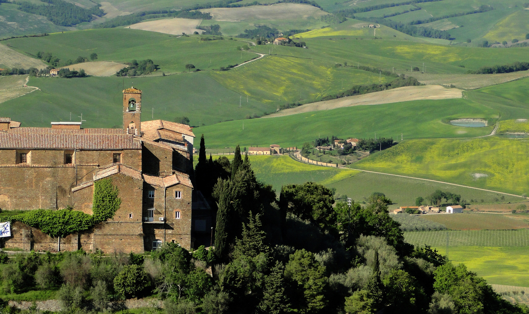 Blick vom Castello von Montalcino