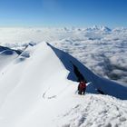 Blick vom Castorgipfel (4226 m)