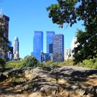 Blick vom Central Park zum Time Warner Center