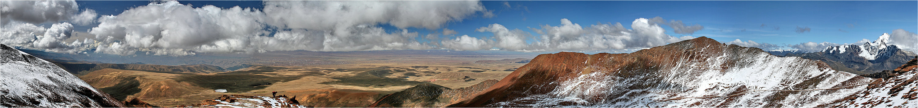 Blick vom Chacaltaya 5300m (Bolivien)
