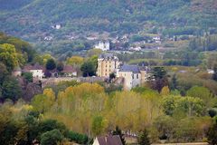 Blick vom Chateau Marqueyssac Beynac - 1