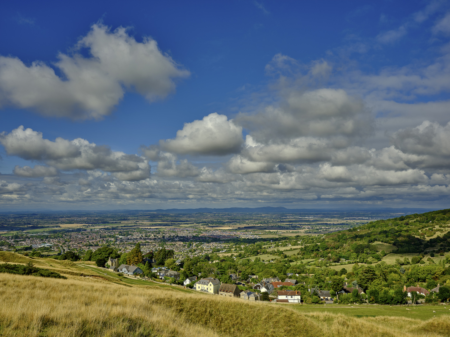 Blick vom Cleeve Hill