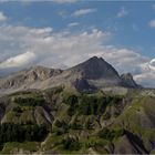 Blick vom "Col de Champs" (2087 m) zum "Tête de l'Encombrette" (2680 m)