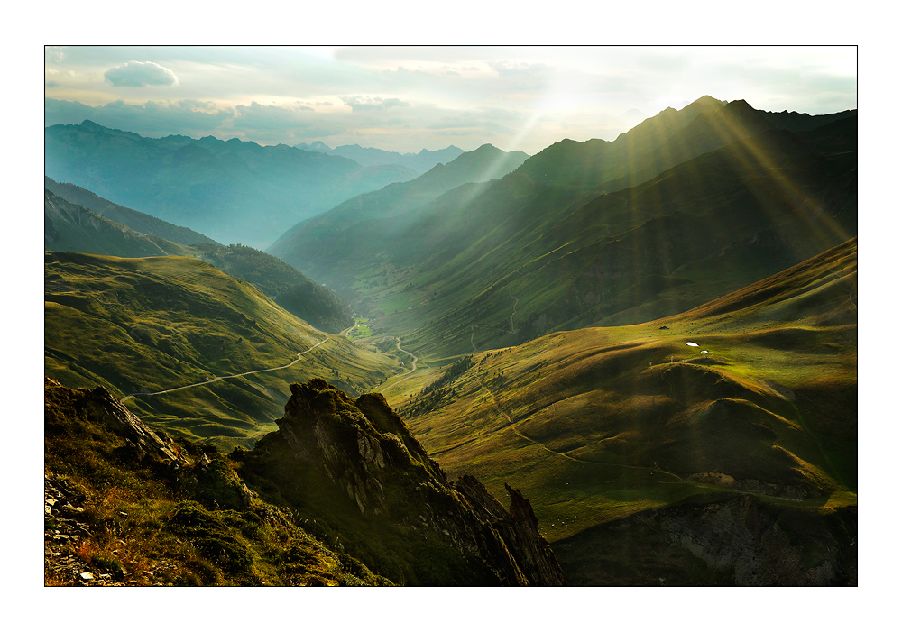 Blick vom Col du Tourmalet