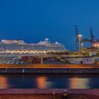 Blick vom "Container-Aussichtsturm" in Bremerhaven