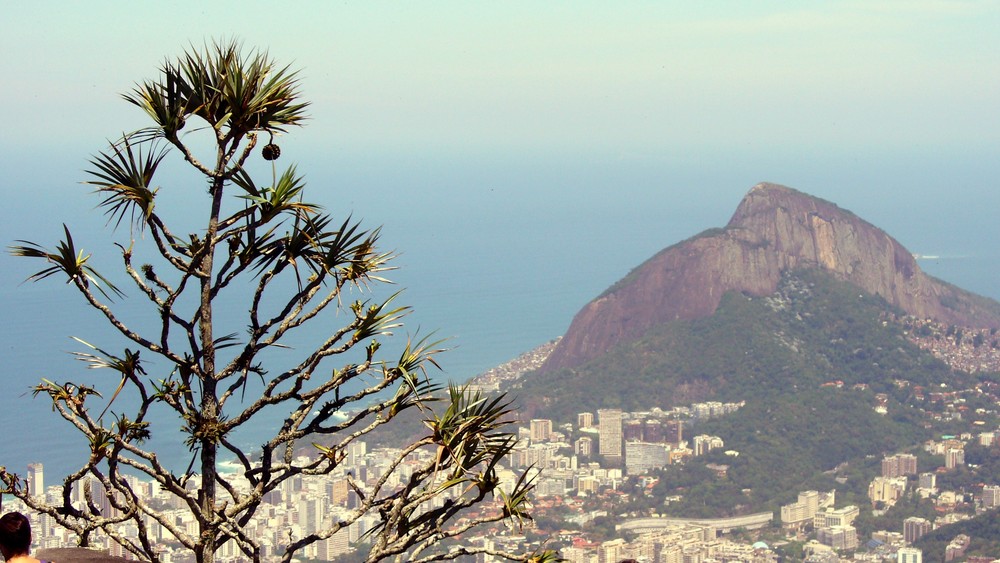 Blick vom Corcovado auf die Stadt