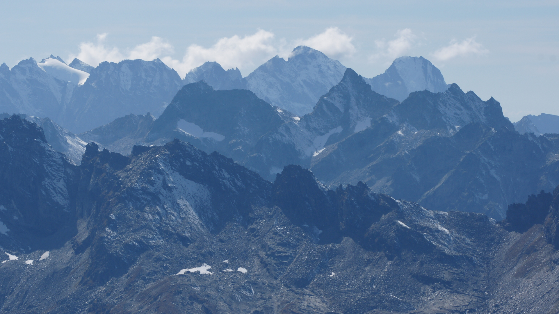 Blick vom Corvatch / Engadin