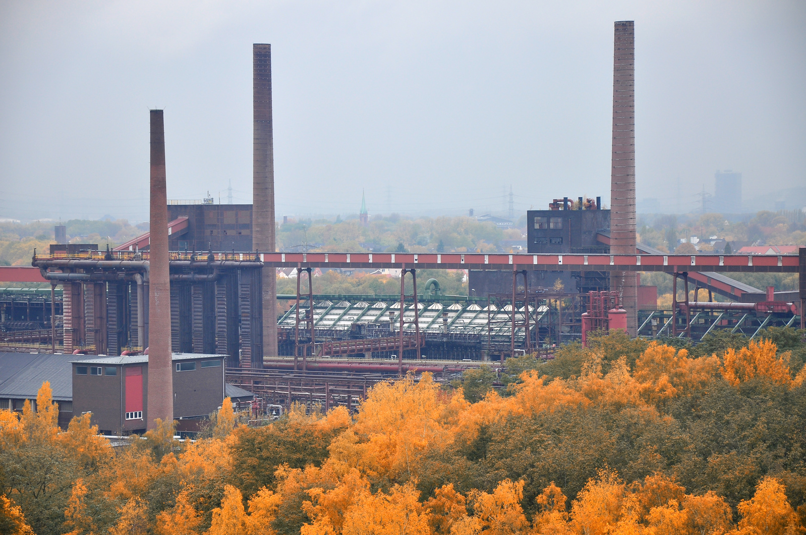 Blick vom Dach des Ruhrmuseums