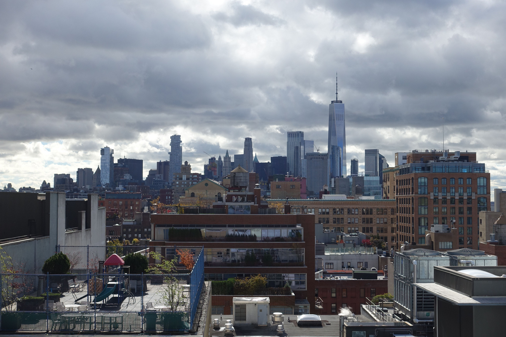 blick vom dach des whitney museum gen süd 