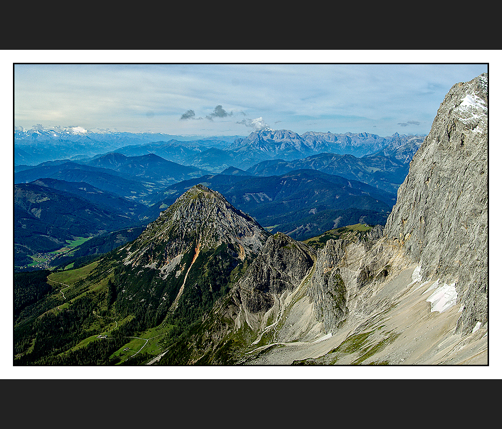 Blick vom Dachsteingebirge