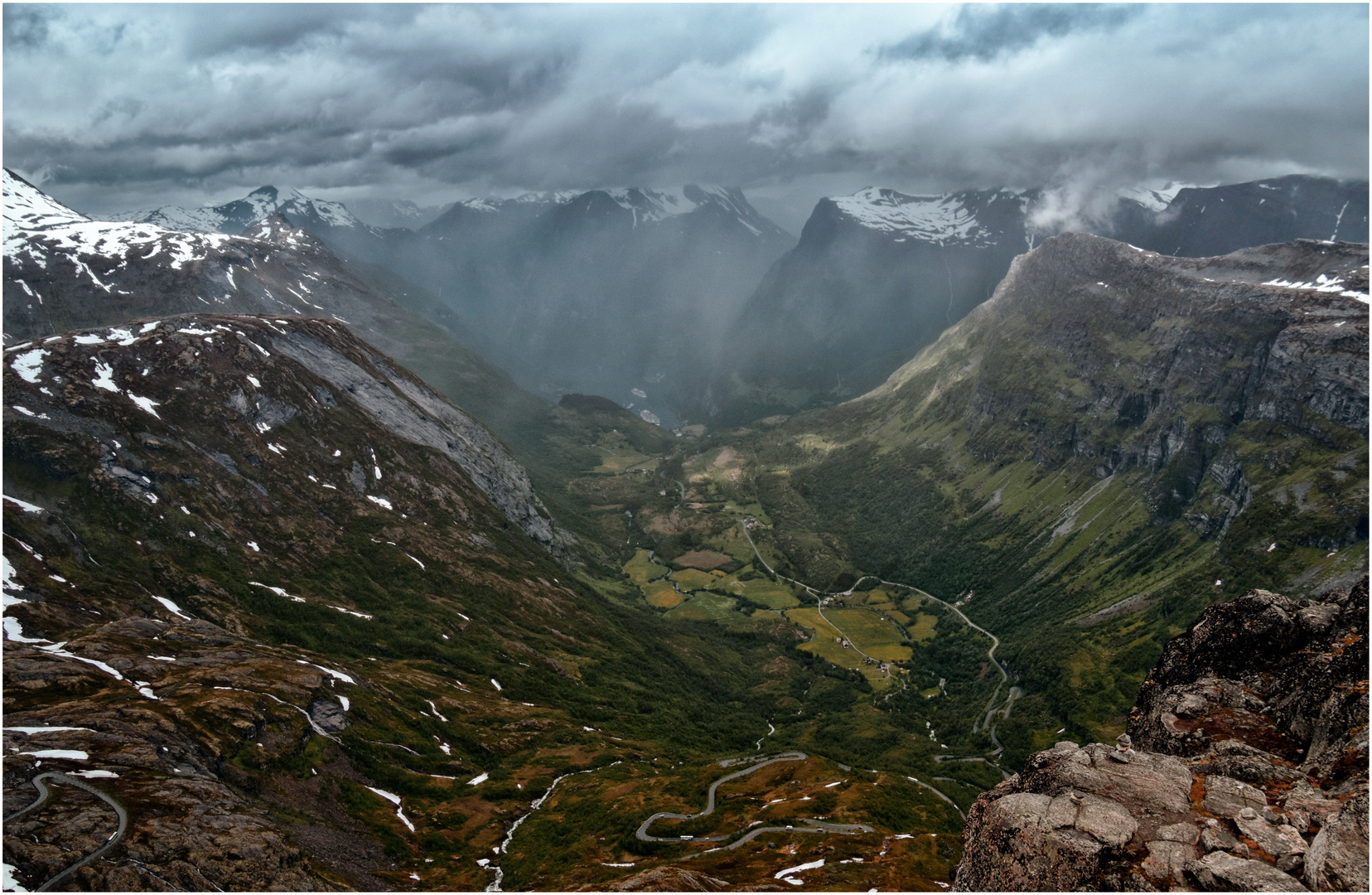 Blick vom Dalsnibba