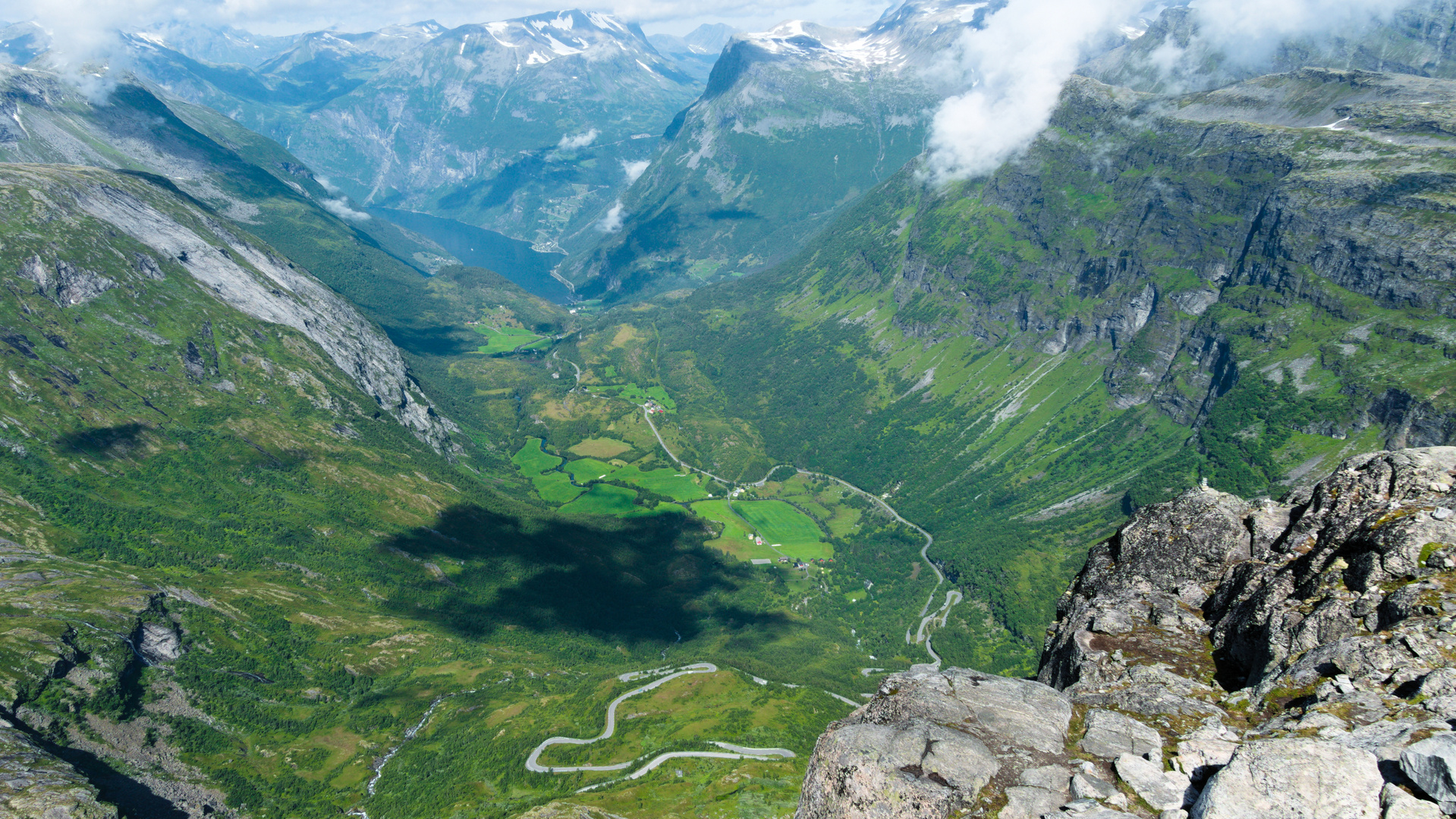 Blick vom Dalsnibba