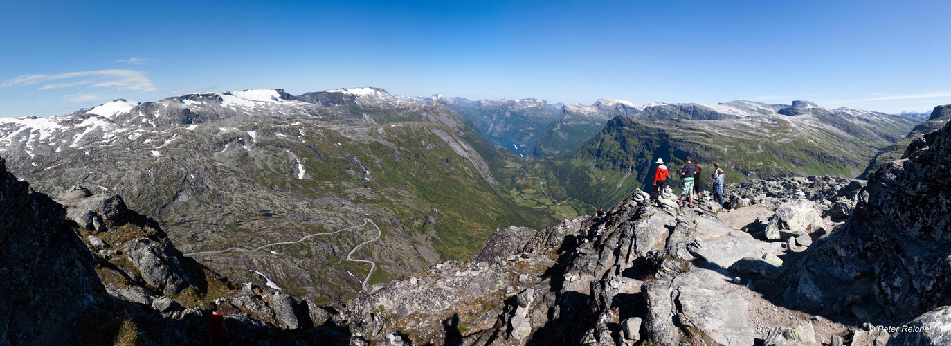 Blick vom Dalsnibba