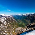 Blick vom Dalsnibba auf den Geirangerfjord