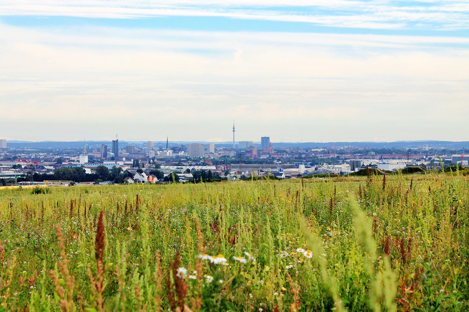 Blick vom Deusenberg auf Dortmund