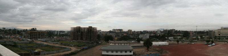 blick vom deutschen haus in addis abeba