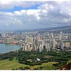 Blick vom Diamond Head auf Honolulu