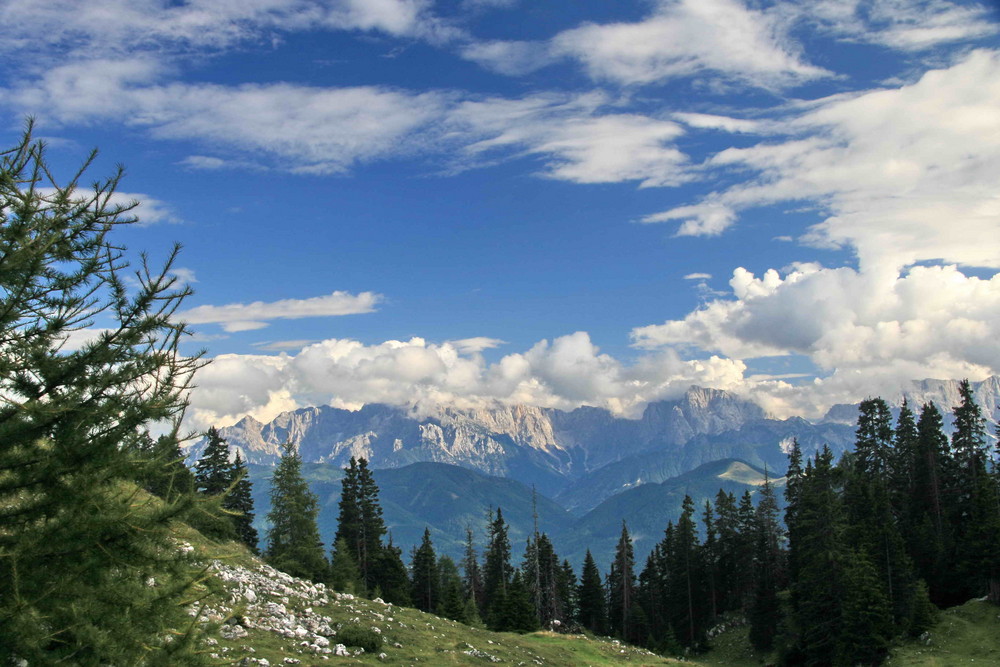 Blick vom Dobratsch