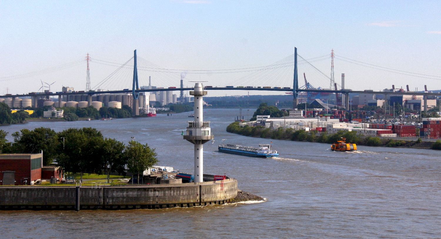 Blick vom Dockland zur KBB