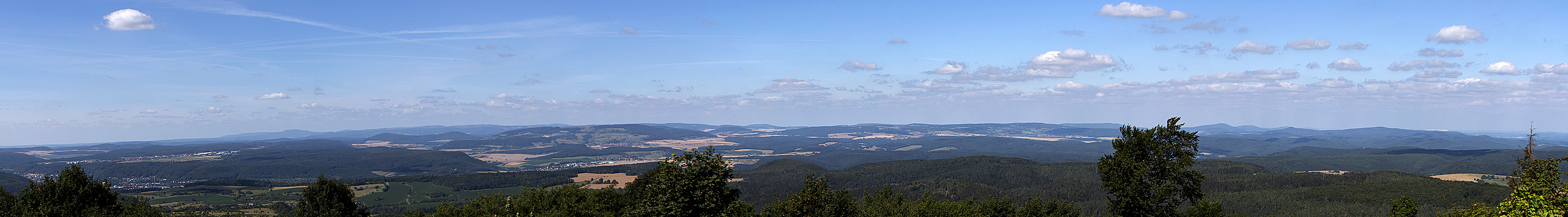 Blick vom DOLMAR in die Rhön