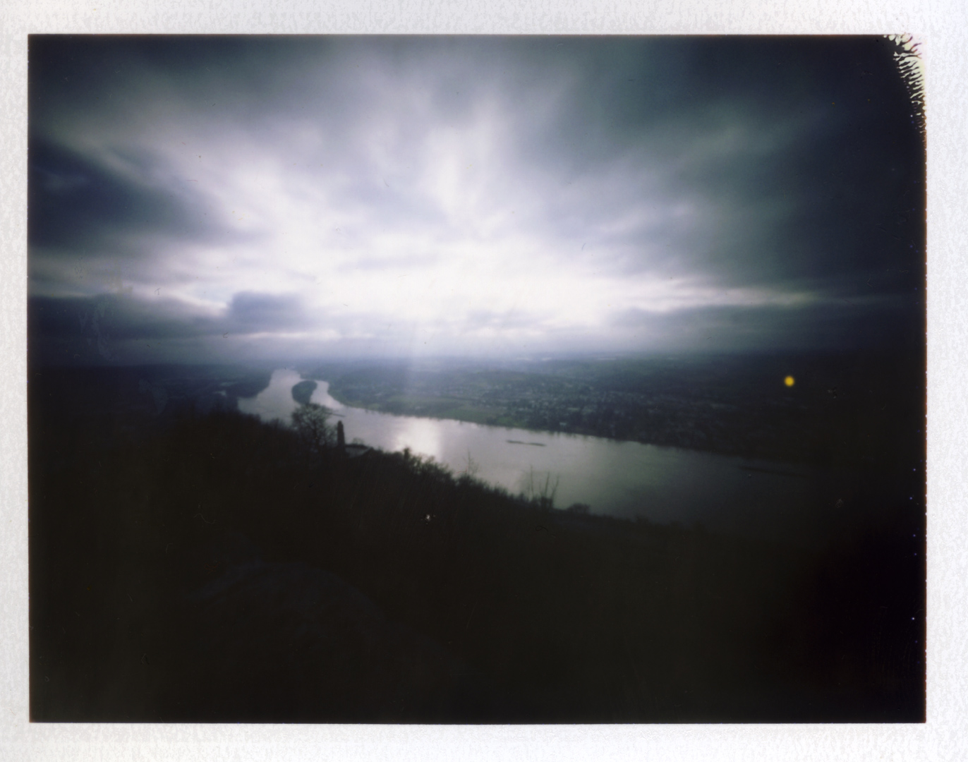 Blick vom Drachenfels auf den Rhein